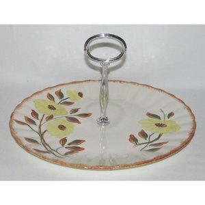 Blue Ridge China Co. COUNTRY ROAD Center-Handled Sandwich Tray